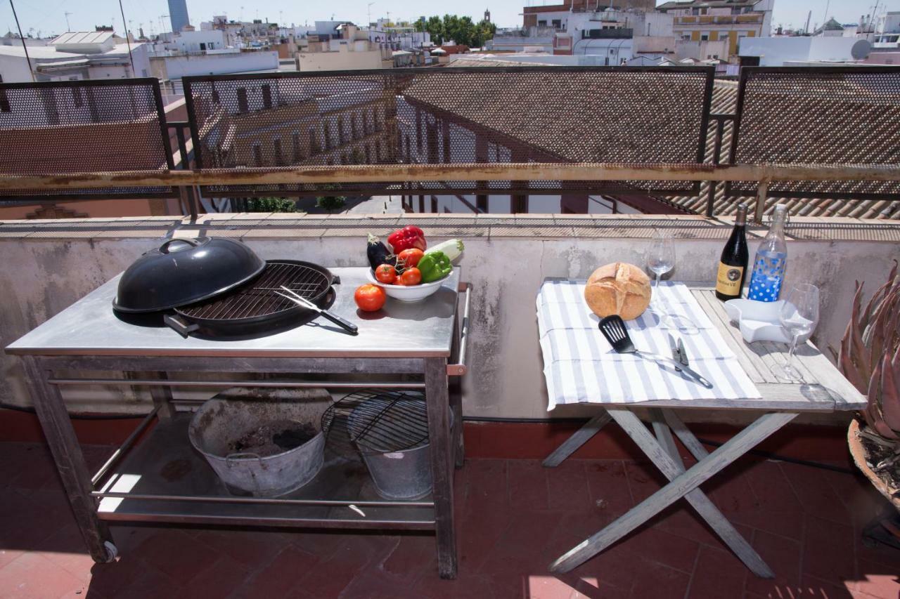 Apartamento Duplex Con Hermosa Terraza Cerca Alameda De Hercules Sevilha Exterior foto